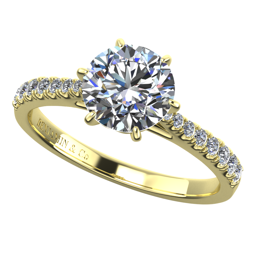 S6CDB-150 Yellow Gold