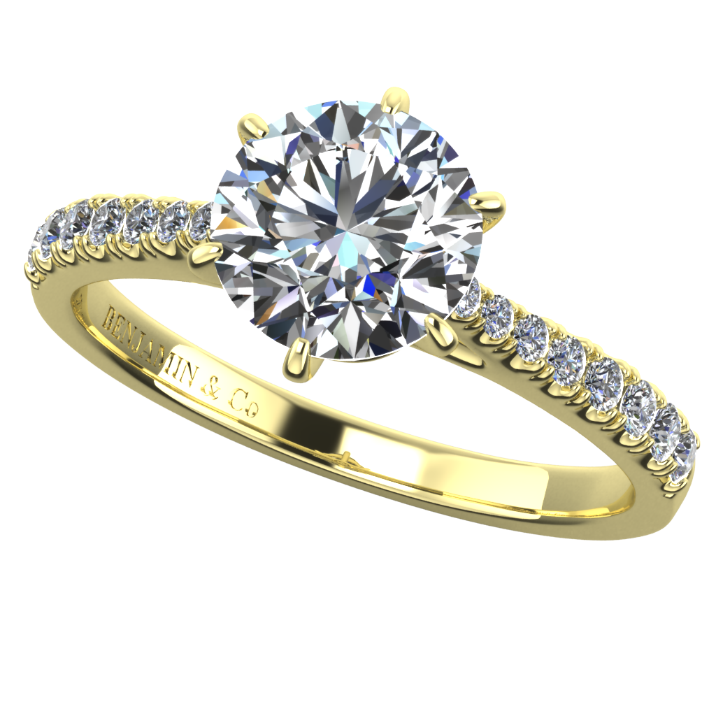 S6CDB-151 Yellow Gold